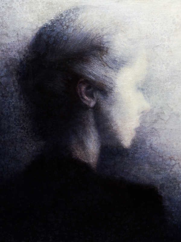 Maya Kulenovic: DREAM / CATHERINE 2011- 2012, oil on canvas, 24" x 24" (61cm x 61cm). 'Faces' Series.