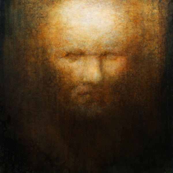Maya Kulenovic: TITUS 2015, oil on canvas, 36.5" x 31" (93cm x 79cm). 'Faces' Series