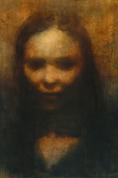 Maya Kulenovic: RENAISSANCE, 2013, oil on canvas, 48" x 36" (122cm x 91.5cm). 'Faces' Series.