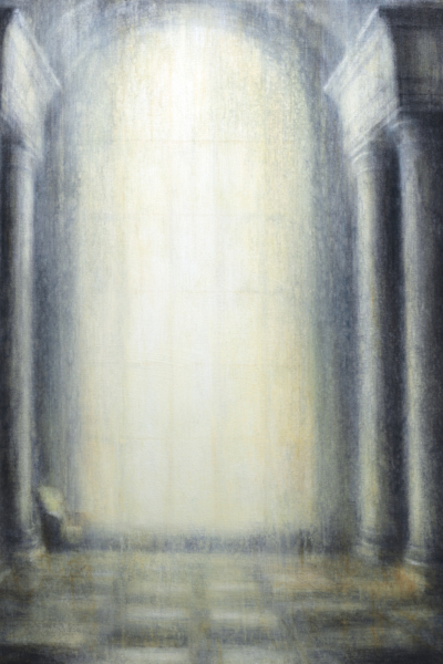 Maya Kulenovic: AFTER JORDAN, 2019, oil on canvas, 42" x 36.5" (107cm x 93cm)